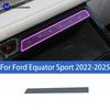 For Ford Equator Sport -2025 Car interior center console protective sticker interior decorative strip TPU protective sticker