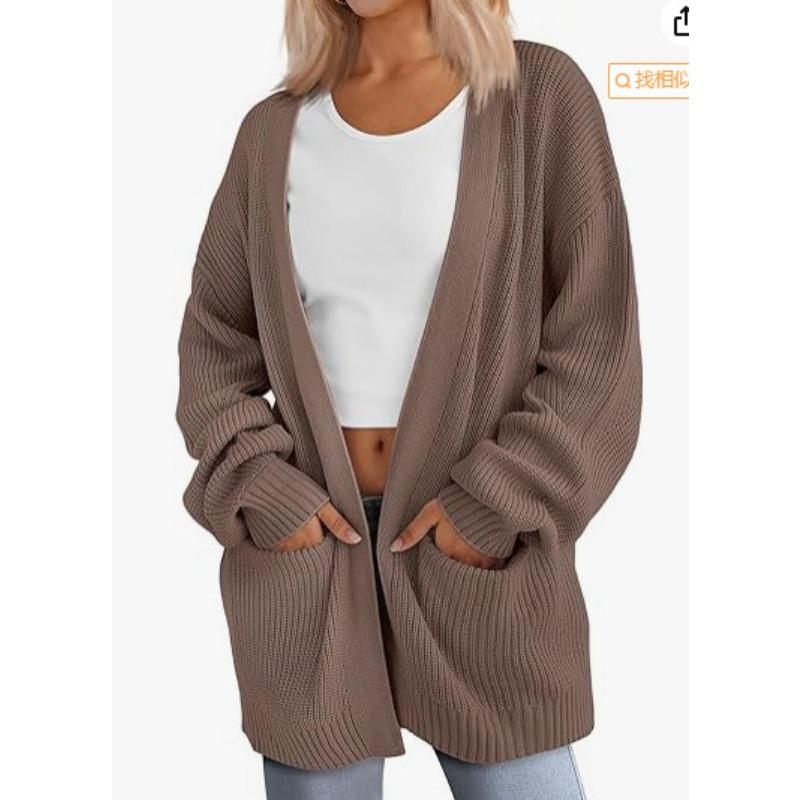 Women S Long Knit Cardigan V Neck Loose Fit Sweater Coat