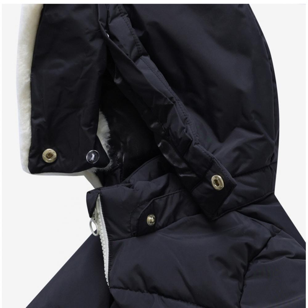 Mini Rodini 2271015199  Panda Hooded Puffer Jacket  Panda Puffer Kids Jacket