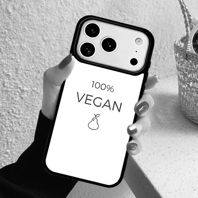 VEGAN QUOTES LOVE VEGGIE Phone Case For iPhone 17 Air 16 15 14 13 12 11 Pro Max Plus