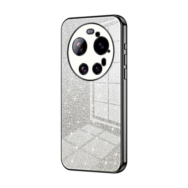 Gradient Glitter Powder Electroplated Phone Case
