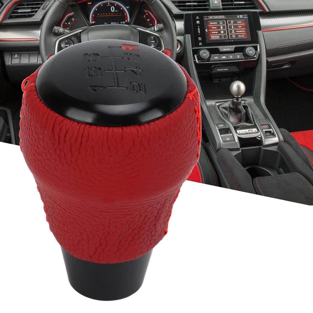 KIMISS Leather Shift Knob 6 Speed Gear Shift Knob 08u92 Tea 110 Stick Ball