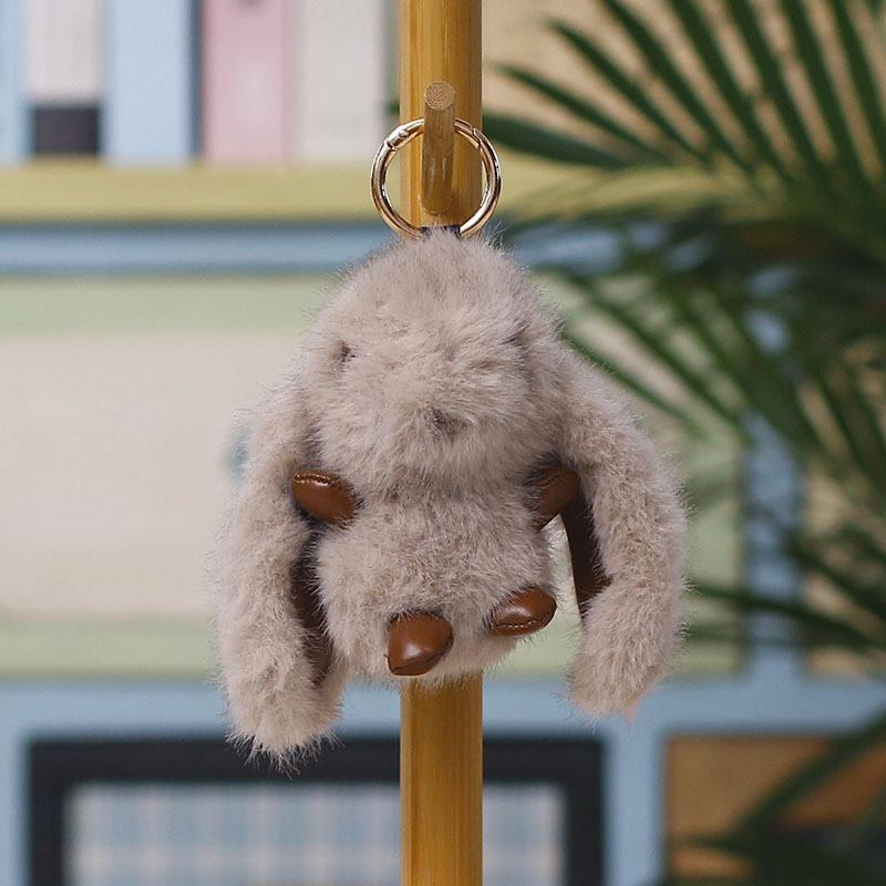 Plush Bunny Keychain With Pp Cotton Filling For Kids And Adults