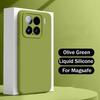Liquid Silicone For Magsafe Case for Xiaomi Mi 15 13 14 12 Pro Ultra Redmi K50 K60 K70 K80 Matte Soft Magnetic Skin Cover