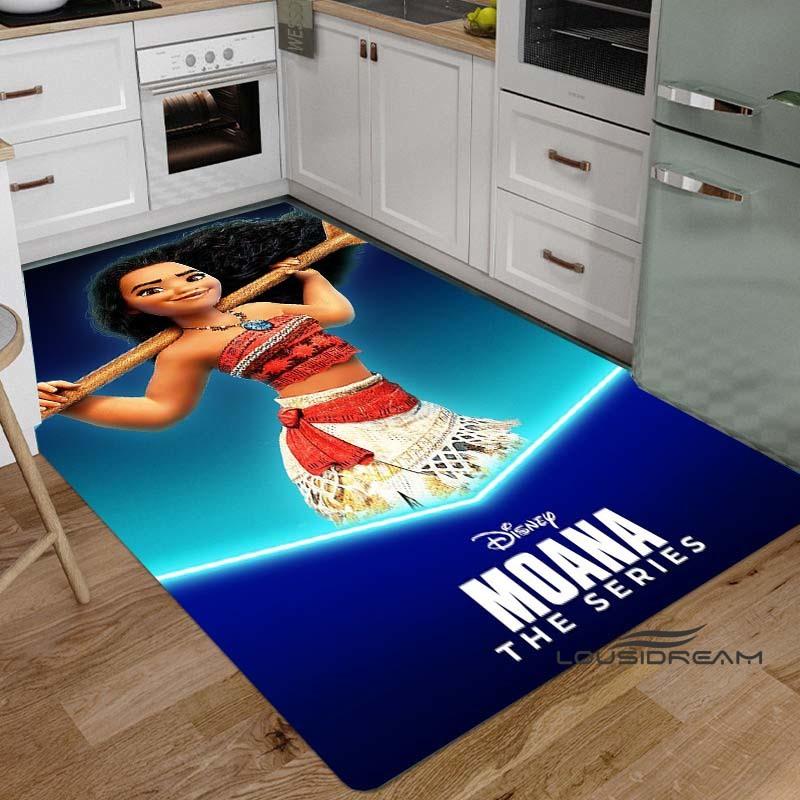 

Disney Moana cartoon rug, suitable for living room, bedroom, kitchen, doorway, cute and non-slip, also suitable for children 60x90cm