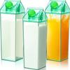 New 500ML Plastic Clear Convenience Bottle New Reusable Juice 17OZ Transparent Sport Leakproof Cup Box Milk Drinking Water Home