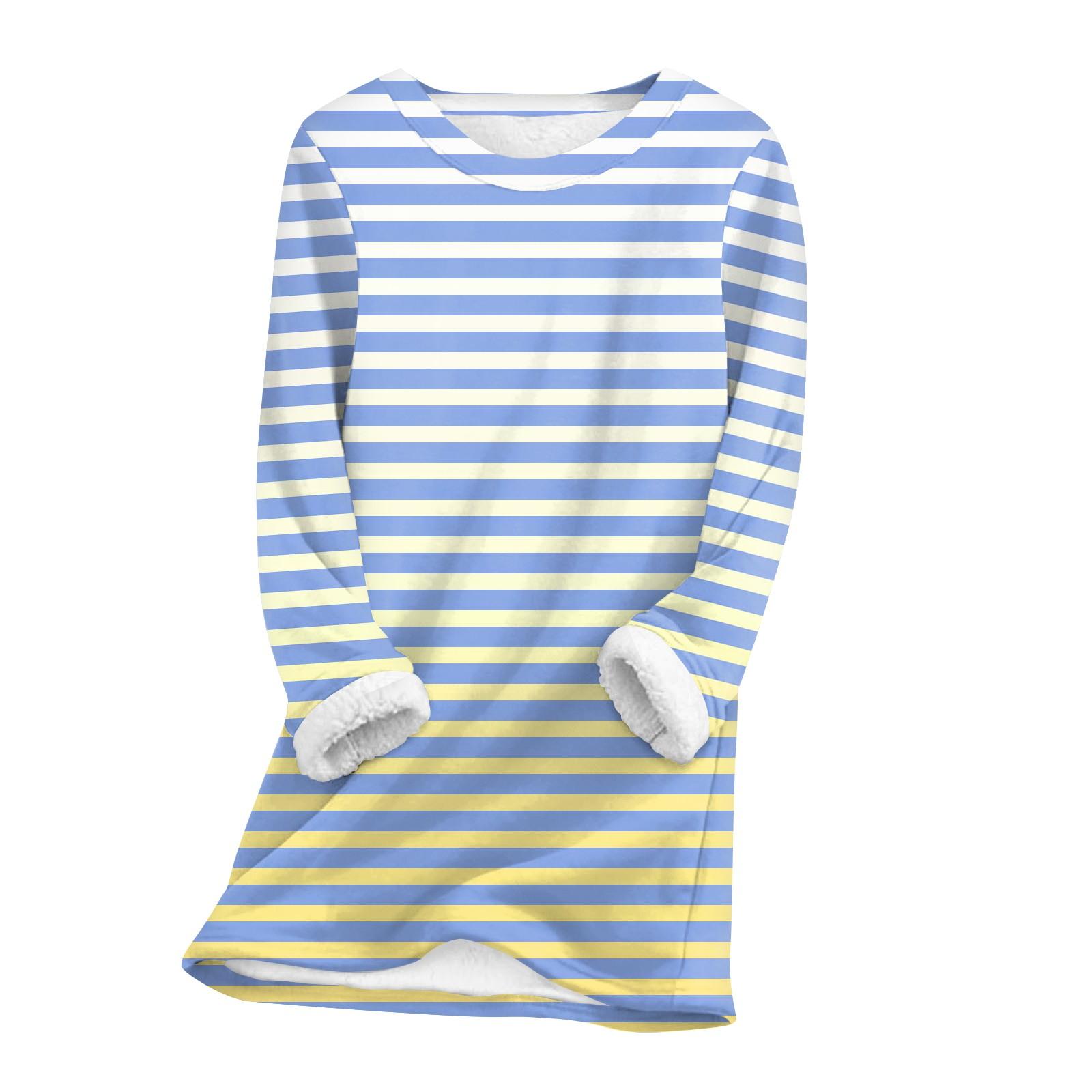 

Женский топ с круглым вырезом, с принтом, утолщенный плюшевый кашемировый теплый длинный топ с длинными рукавами XXXL