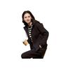 Anta Solid Color Knitted Running Sports Leisure Set Women sets Black 962417201-1