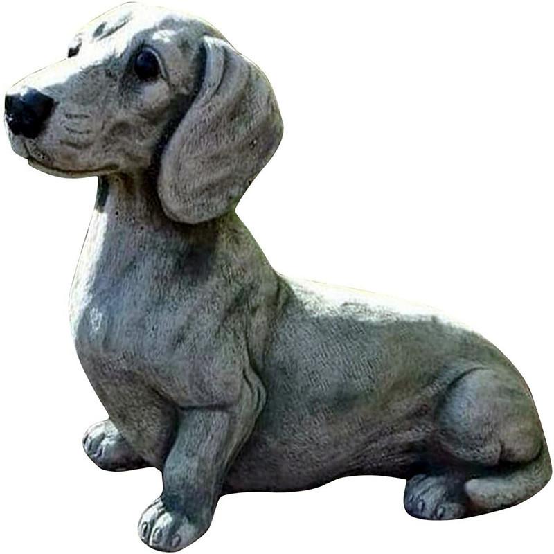 Dog Resin Handicrafts As Decorative Items for Home and Garden Courtyard Rod-shaped