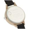 Fieldwork Analog Ruffle Watch with Nuanced Colors and Leather Strap, Women's, Black, ASS160-5