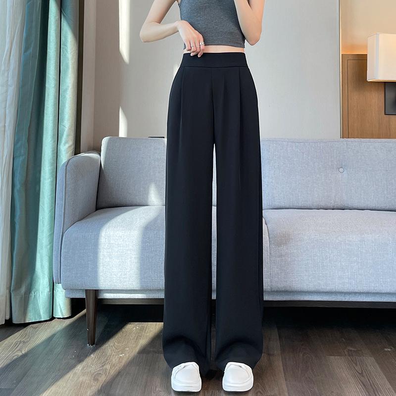 

2025 Spring/Summer High-Waist Draped Western Trousers XXL for 136-144 jin