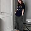 Plus-Size Women's Retro American Short-Sleeve Loose T-Shirt