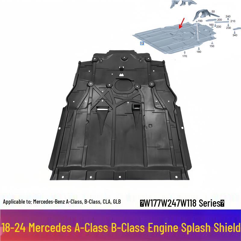 

Mercedes-Benz GLA/GLB W177/W247 A180/A200 B180/B200 Underbody Guard Engine Guard [Brand] Plastic