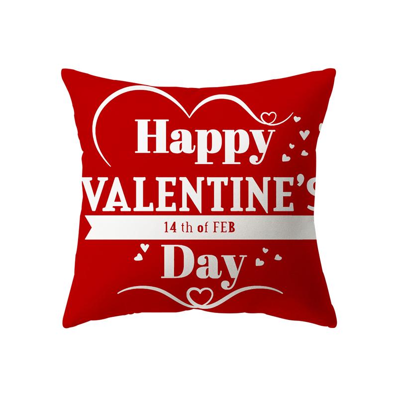 Christmas Theme Christmas Decoration Printed Pattern Cushion Cover Home Living Room Sofa Decor Waist Cushion Pillow Cover