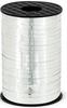 Plastic Ribbon, Silver, 5mm/225m, 1pc