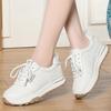 Spring Autumn Casual Soft Sole Lace-Up Small White Shoes All Match Sports Shoes Light Ladies Casual Board Shoes Mother Shoes