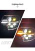 Compatible Headlight Assembly for Sinotruk Howo T7H: 5-Lens Howo TX TX7 A7 T5G Ultra