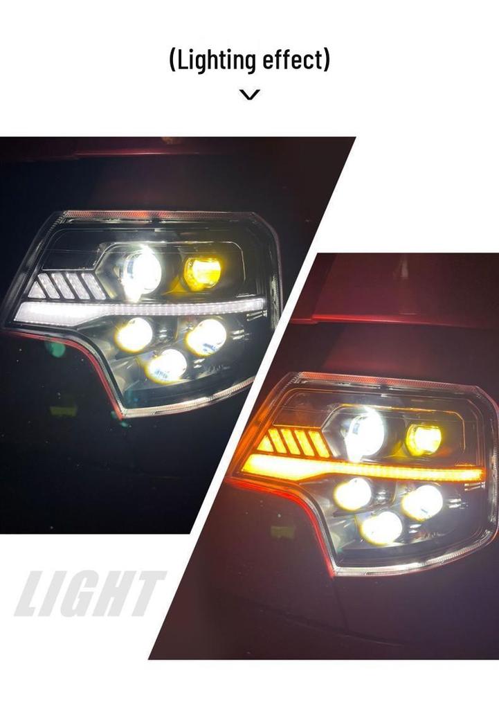 Compatible Headlight Assembly for Sinotruk Howo T7H: 5-Lens Howo TX TX7 A7 T5G Ultra