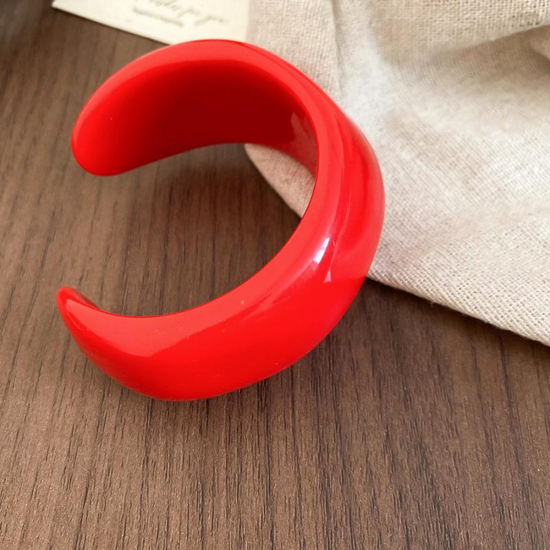 Minimalistyczna bransoletka z żywicy w kolorach gradientowych: Świeża, Słodka, Wszechstronna Bransoletka dla Kobiet