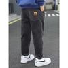 Boys Casual Fleece Lined Corduroy Long Pants Big Kids Children Trousers