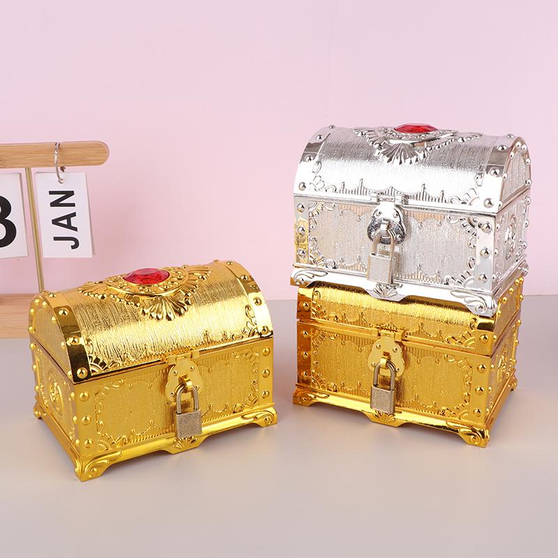 Pirátská truhla s pokladem Dekorace Dobrodružná krabička s pokladem se zámkem Hračky pro kluky holky Děti Ceny Děti Praktické dárky