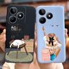 For Realme C51 Case RMX3830 Cute Astronauts Cartoon Cover Soft Silicone Phone Case For Realme C53 C 51 RealmeC51 RealmeC53 Shell