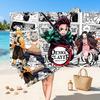 Demon Slayer Printed Swim Towel, Portable Water Absorbent Towel for Beach Camping Daily Bathroom Use