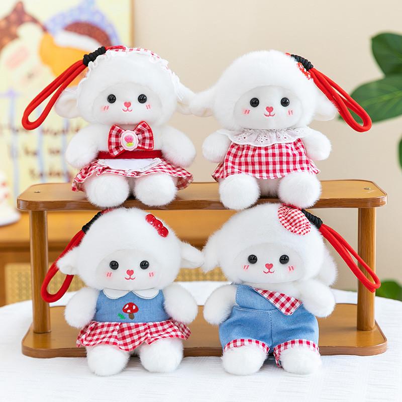 Unicorn Plush Toy With Bow Dress For Kids Kids Birthday Gift 18cm Soft Stuffed Animal