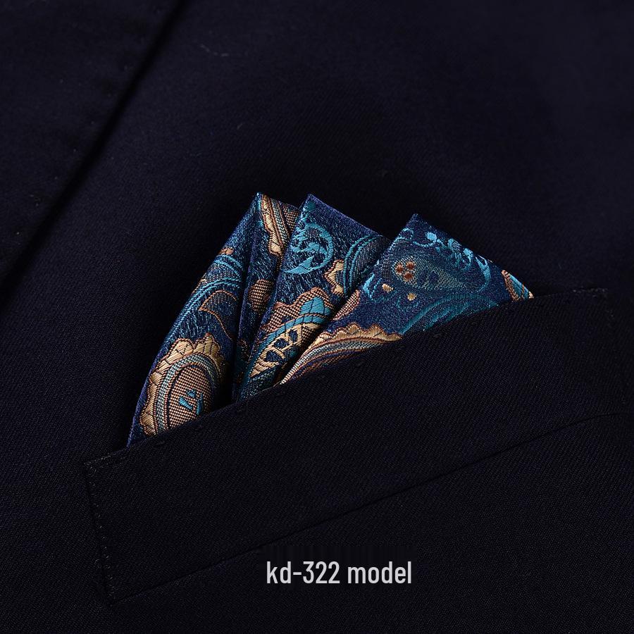 Men's British Red Pocket Square for Business or Wedding