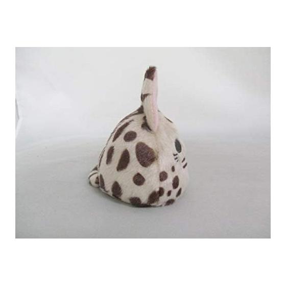 Sanei Boeki Original Nekodango Plush Toy, Serval Cat, W7.5xD6xH7cm, Animal