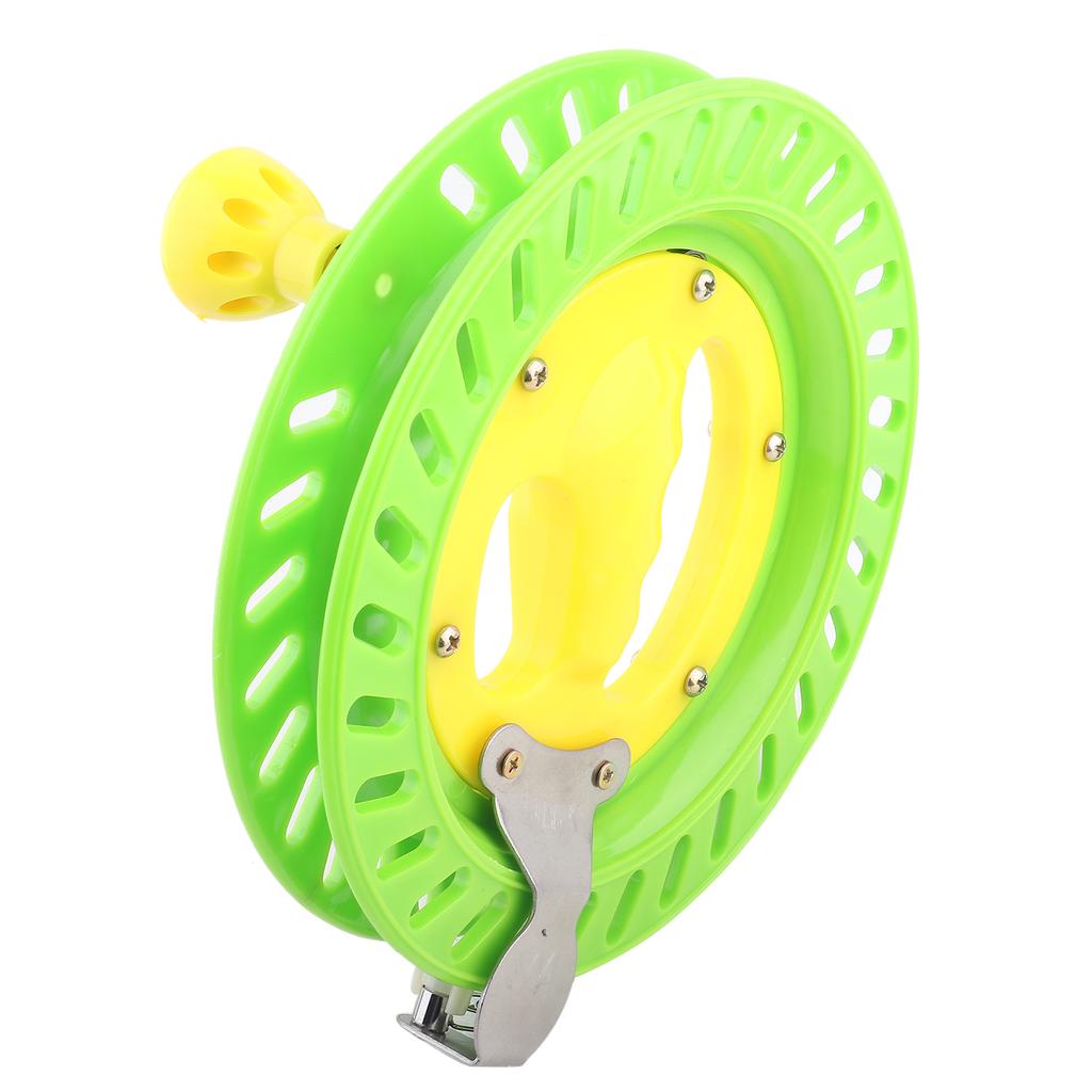 22cm   Plast Fiskelina Hjulhållare Vindare Verktyg Tillbehör(Gul)