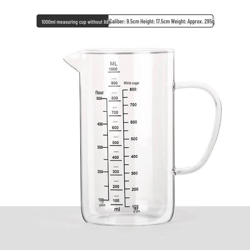ZISIZ Graduated Glass Measuring Cup