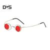 Round Flip Up Sunglasses Small Circle Polarized Glasses for Men Women Retro Punk UV400 Sun Glasses for Rave Party