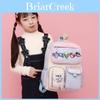 Adorable Cartoon Oxford Cloth School Backpack For Elementary Kids Light And Spacious