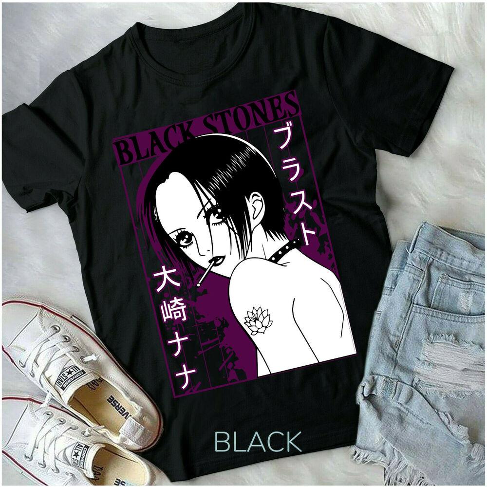

Nana Shin,black stones brown and black anime Japan graphic tee new Unisex Shirt S