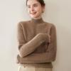 Autumn Winter Twelve-Needle Ribbed Cashmere Sweater Women's Warm Fashion Pullover