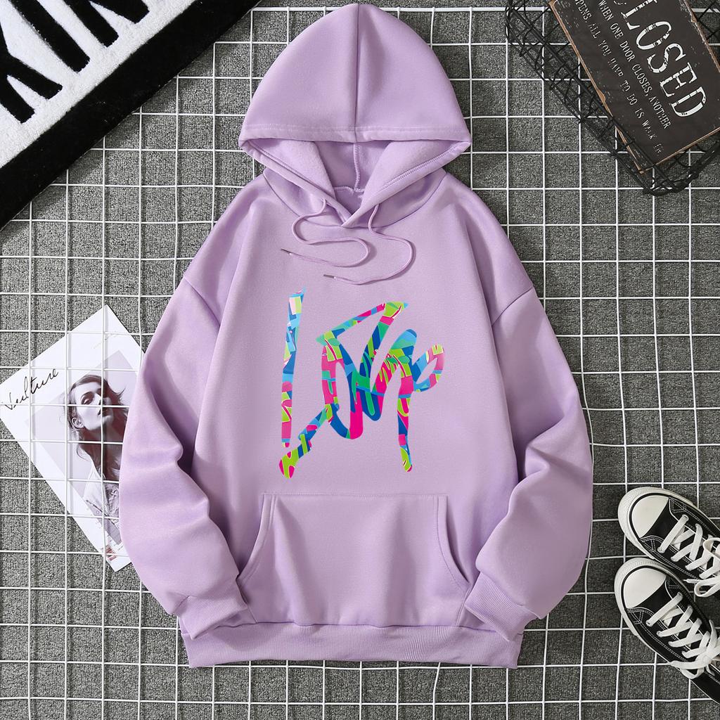 Autumn and winter velvet new fashionable hoodie loose and slimming 7017