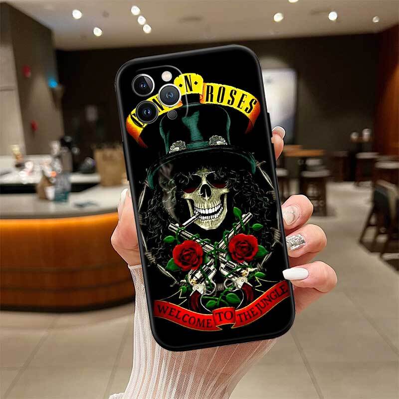 G-guns R-roses Phone Case for Motorola Edge 60 60s 70 G86 G56 G54 E14 G04S G45 G54 G64 X30 X40 X50 S30 S50 Pro Power Tylus