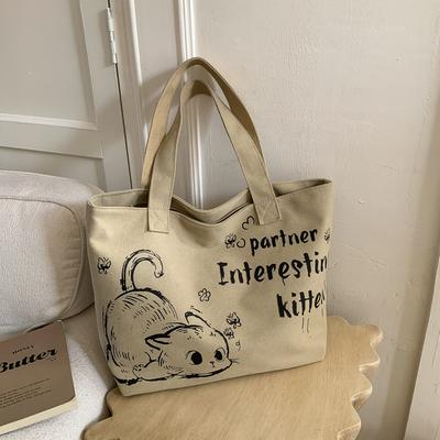 Simple, Fashionable, Niche and Artistic Single-shoulder Bag with Large Capacity Student Handbag