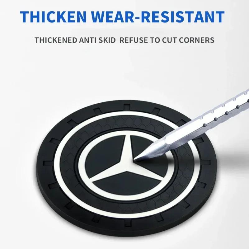 Suport pahar auto Covoraș auto Coaster Pad antiderapant Accesorii Pentru Mercedes Benz AMG GLE GLS CLS GLC CLA GLA GLK ML C197 R231 W167