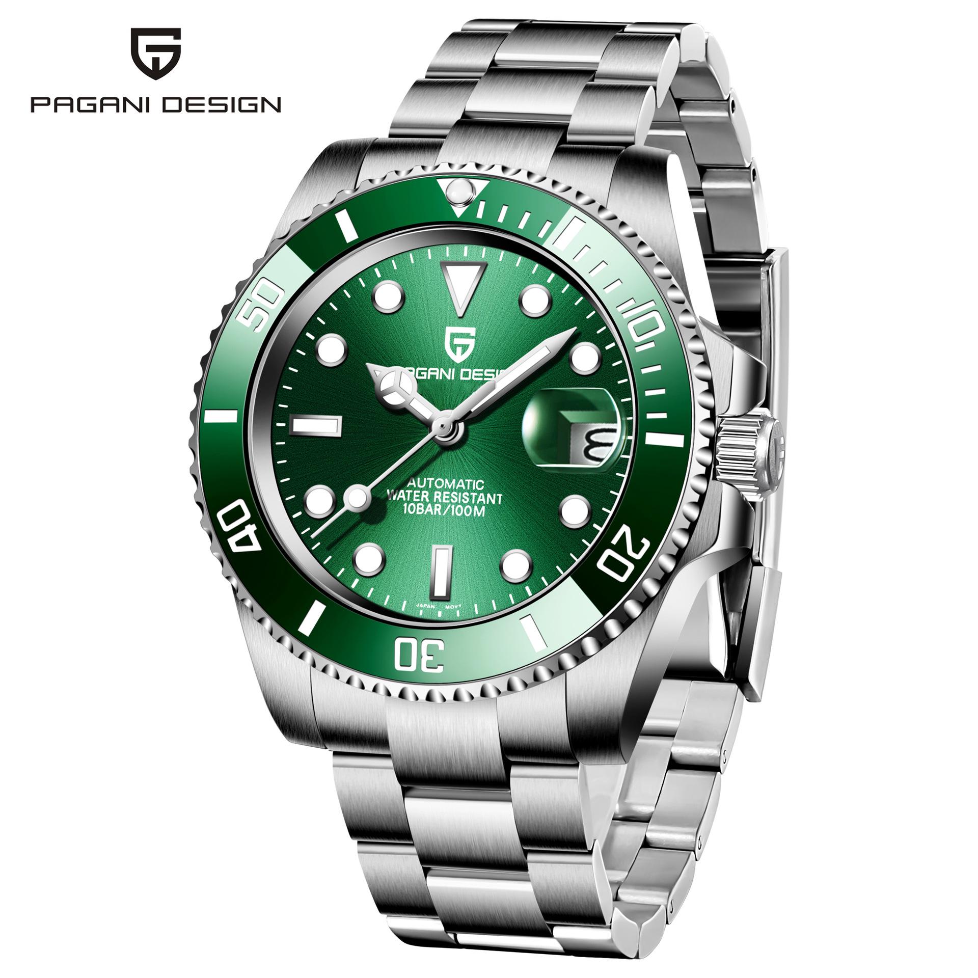 

Чоловічий автоматичний механічний діловий годинник Pagani Design PD1661 Miyota 8215 Movement