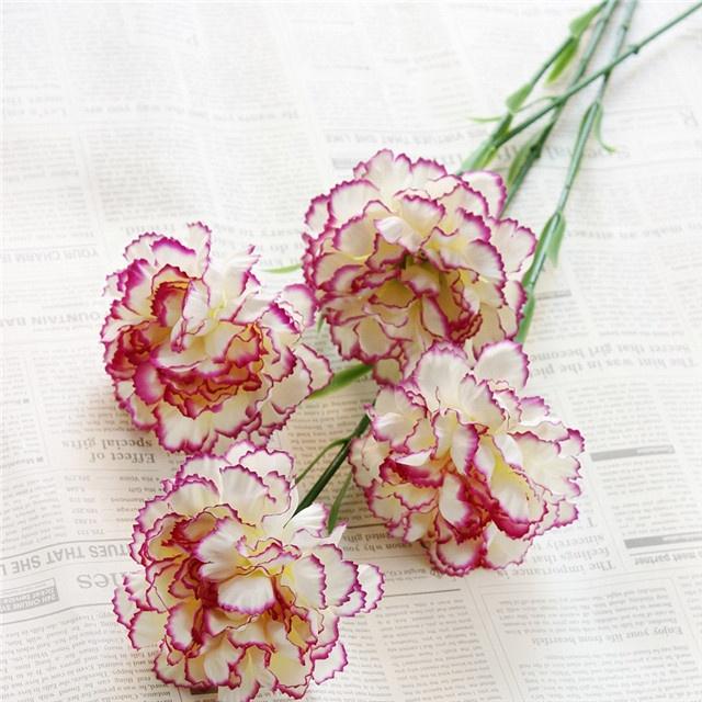 K-1030 Factory High Quality Flower Artificial Carnation For Decoration