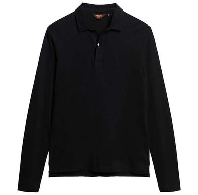 Superdry Studios Jersey-Poloshirt mit langen Ärmeln