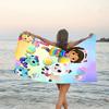 1pz Gaby's Bubble House4 Asciugamano da Spiaggia, Attrezzatura per Spiaggia e Piscina al Mare, Fantasia alla Moda, Rettangolare, Essenziali da Viaggio