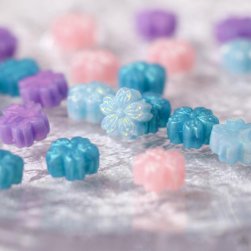 100pcs Cherry Blossom Flame Sealer Wax Grain, Flower Flame Sealer Sealer Wax Polarized Gold Sealer Wax for DIY Envelope Greeting