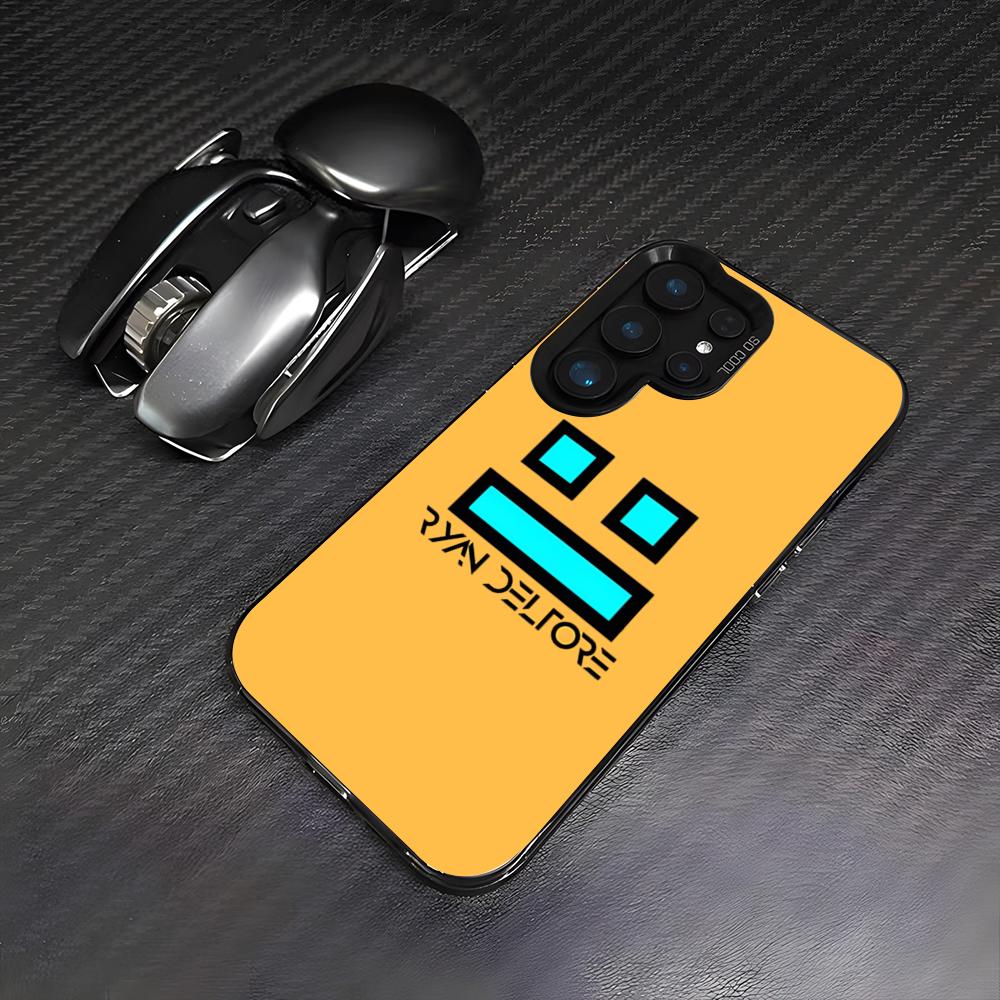 G-Geometry Dash Game Phone Case For Samsung A25 A33 5G A54 A36 A35 A56 A52 A14 Shockproof Colorful Cover