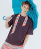 [Sunday Lounge] Men's Beach Stripe T-shirt Pants Set SMKFA402 [Shipped from Korea] 100% Authentic