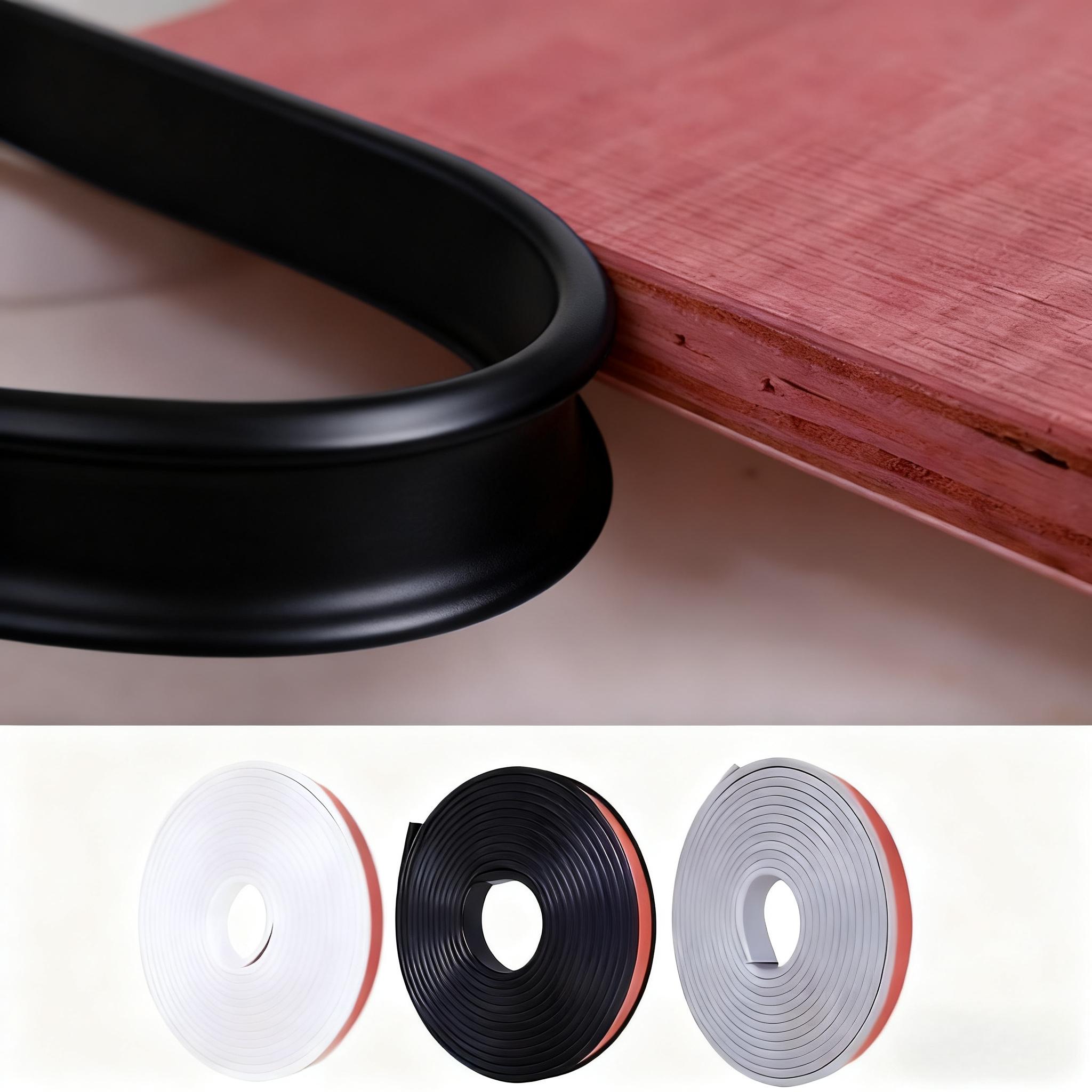 

1 Pc 393.7 Inch U-shaped Self-adhesive Edge Tape, Suitable for Flexible TPE Corner Protectors of Furniture - Self-adhesive 10M