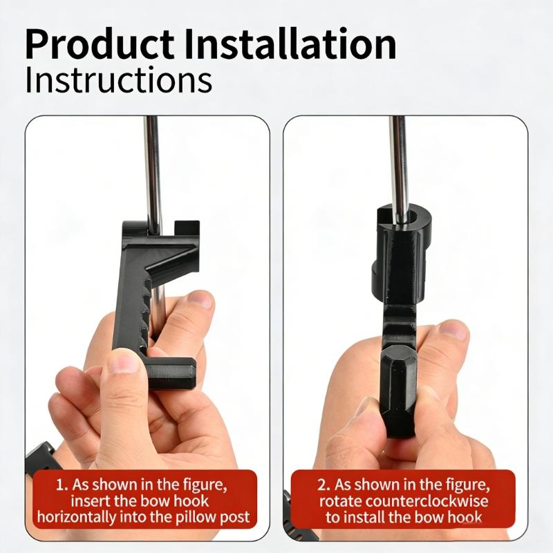 Car Bows Storage Holder Headrest Bows Holder Space Efficient Car Bows Holders Easy to Use for Bows Shoot Fans Efficient Use