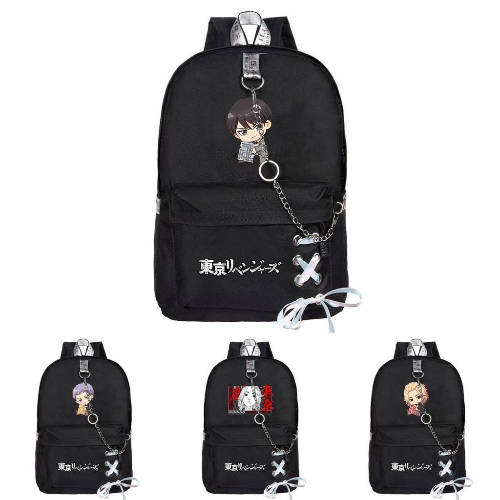 High-quality Waterproof Tokyo Revengers School Bag With Ribbon Bow Design For Boys And Girls